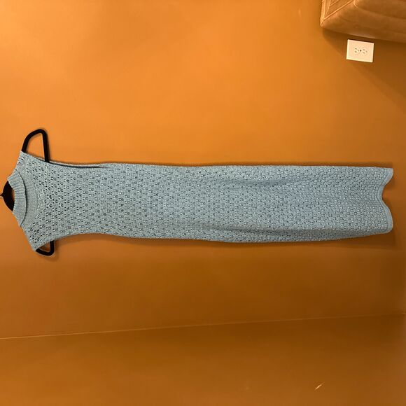 ROTATE BIRGER CHRISTENSEN Tessa Knit Dress - Ethereal Blue - Picture 9 of 10